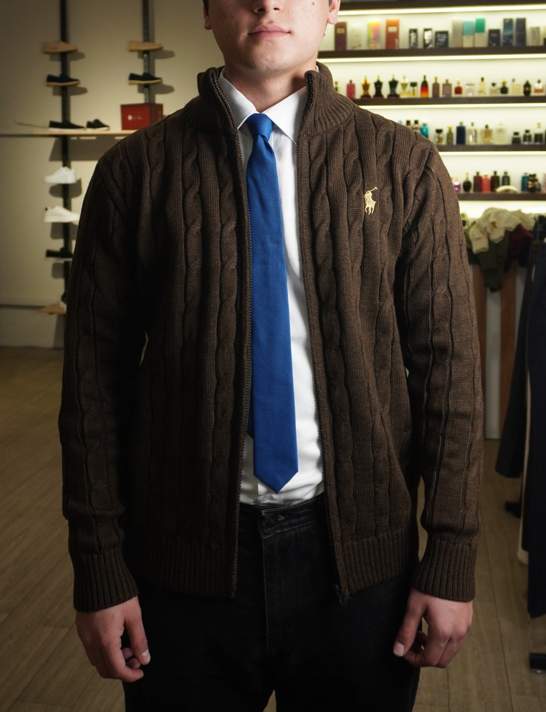 Brown Ralph Lauren ZipUp