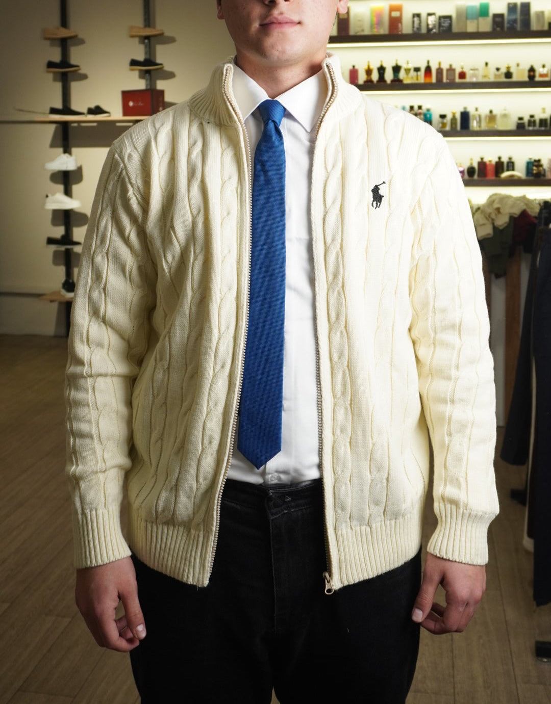 Cream Ralph Lauren ZipUp