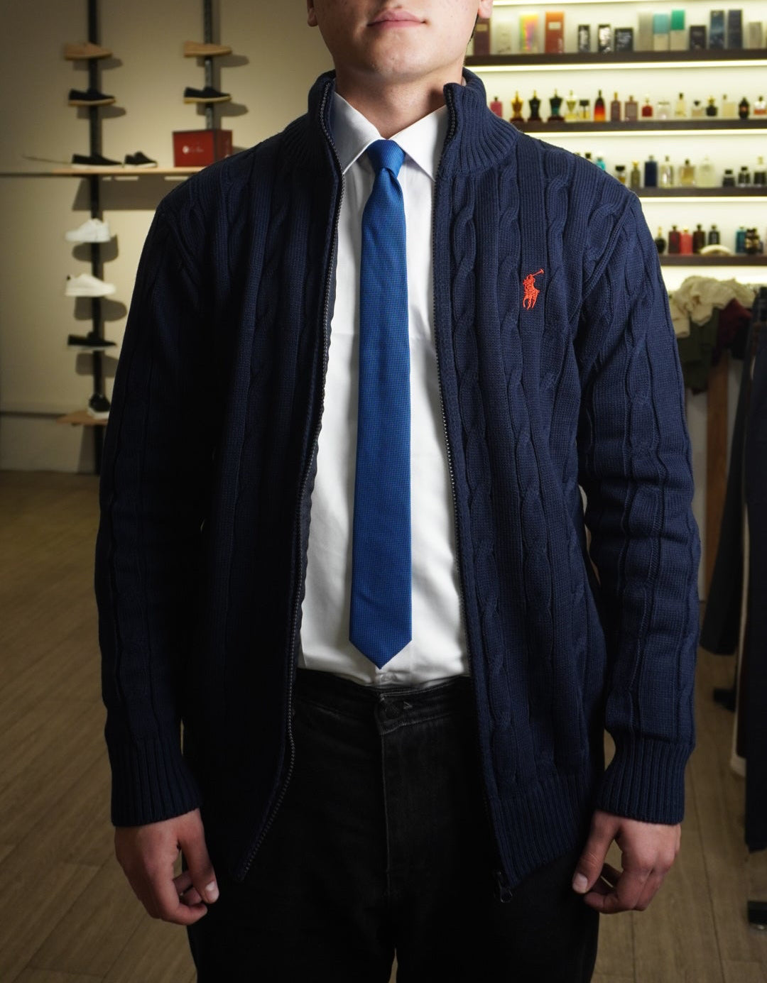 Navy Blue Ralph Lauren ZipUp