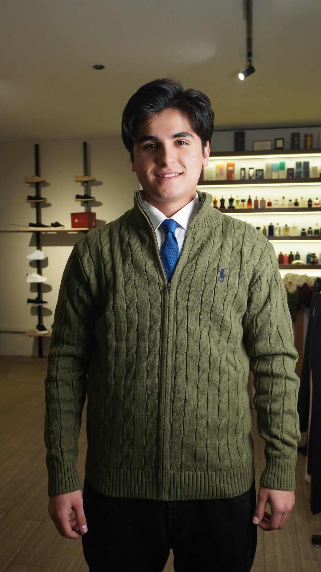 Olive Green Ralph Lauren ZipUp