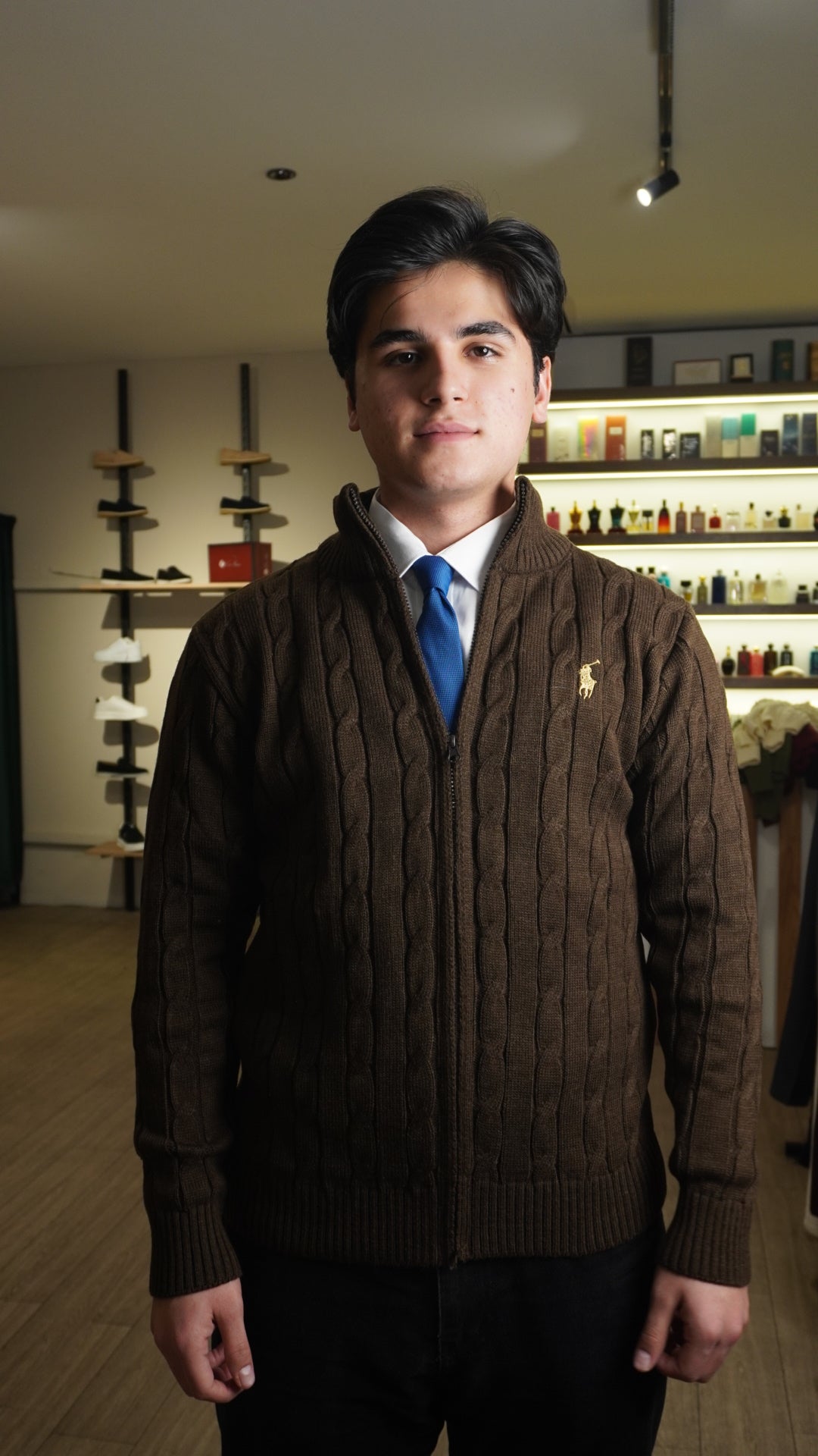 Brown Ralph Lauren ZipUp