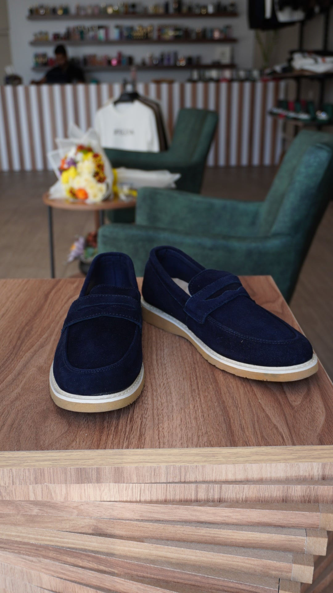 Navy Blue Loafer